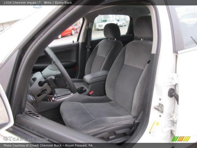 White / Ebony Black 2008 Chevrolet Impala LT