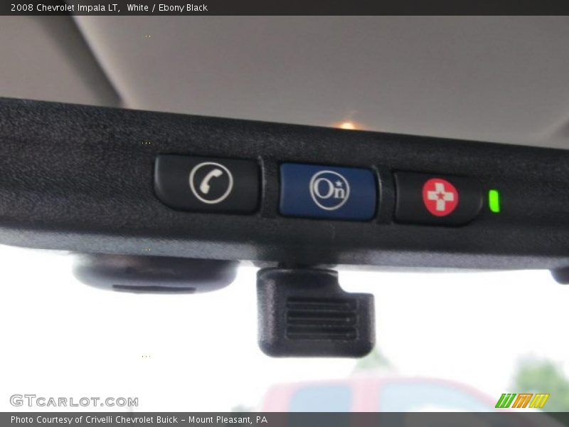 White / Ebony Black 2008 Chevrolet Impala LT