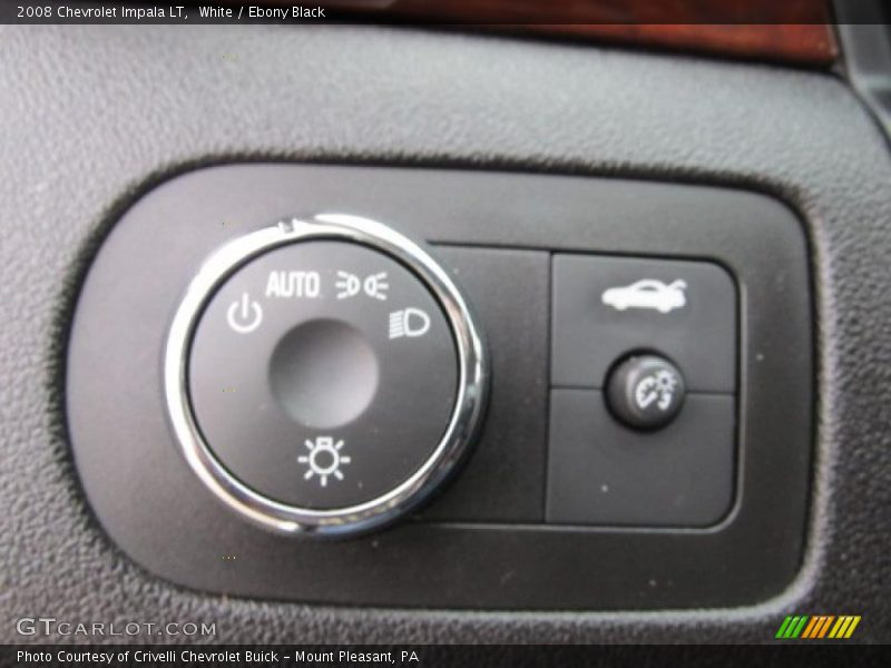 White / Ebony Black 2008 Chevrolet Impala LT
