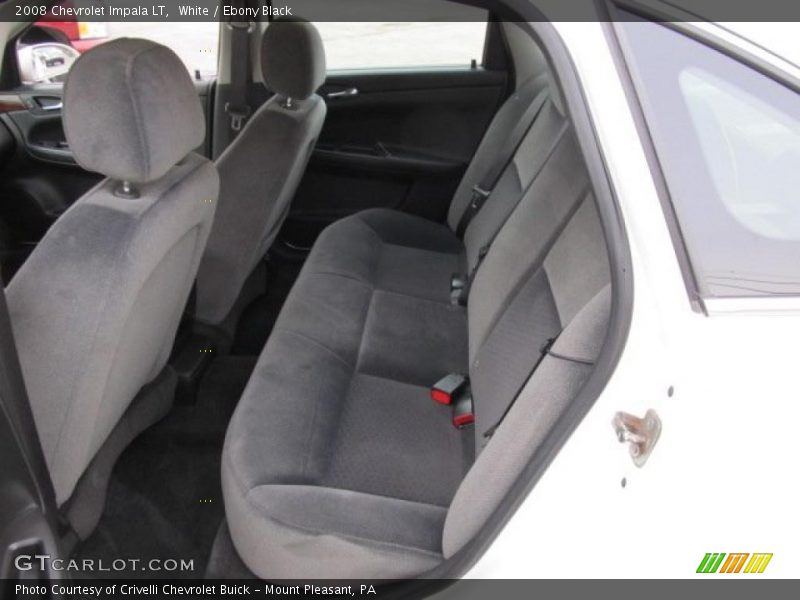 White / Ebony Black 2008 Chevrolet Impala LT