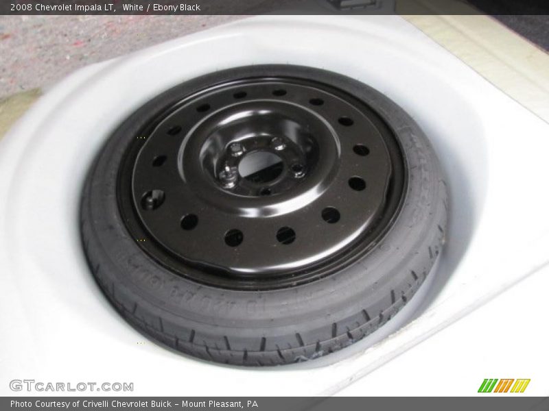 White / Ebony Black 2008 Chevrolet Impala LT