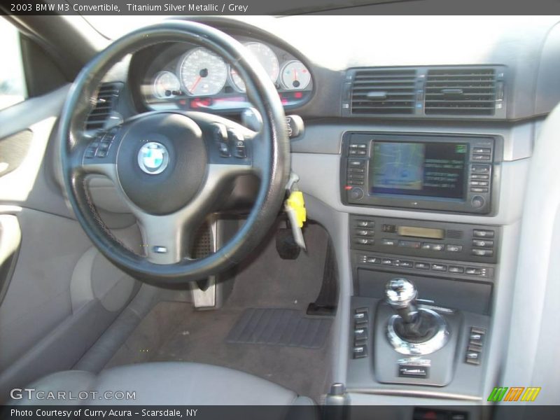 Titanium Silver Metallic / Grey 2003 BMW M3 Convertible