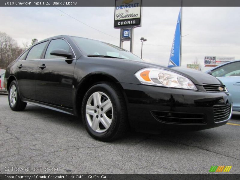 Black / Ebony 2010 Chevrolet Impala LS