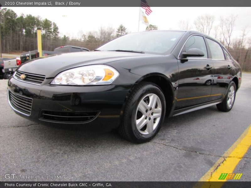 Black / Ebony 2010 Chevrolet Impala LS