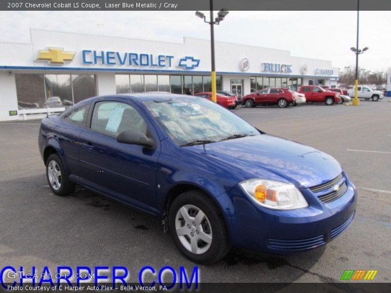 Laser Blue Metallic / Gray 2007 Chevrolet Cobalt LS Coupe