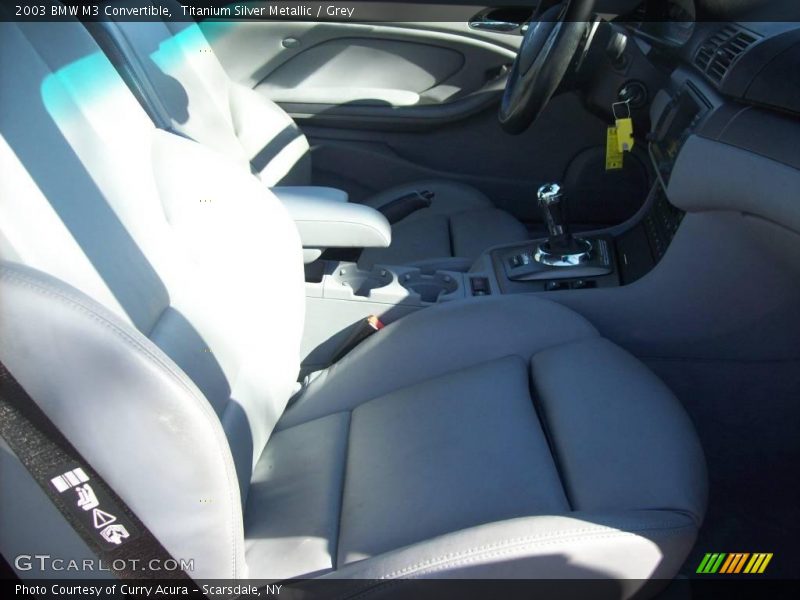 Titanium Silver Metallic / Grey 2003 BMW M3 Convertible