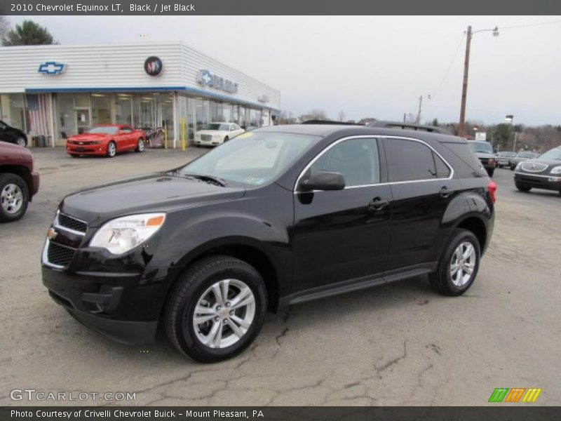 Black / Jet Black 2010 Chevrolet Equinox LT