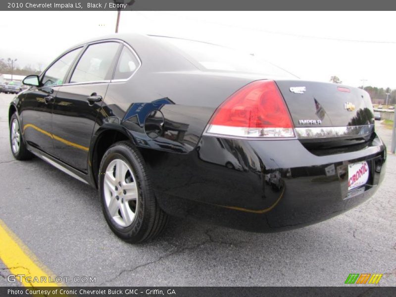 Black / Ebony 2010 Chevrolet Impala LS