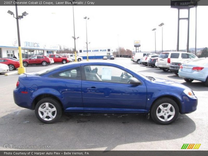 Laser Blue Metallic / Gray 2007 Chevrolet Cobalt LS Coupe