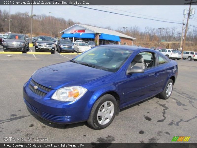 Laser Blue Metallic / Gray 2007 Chevrolet Cobalt LS Coupe
