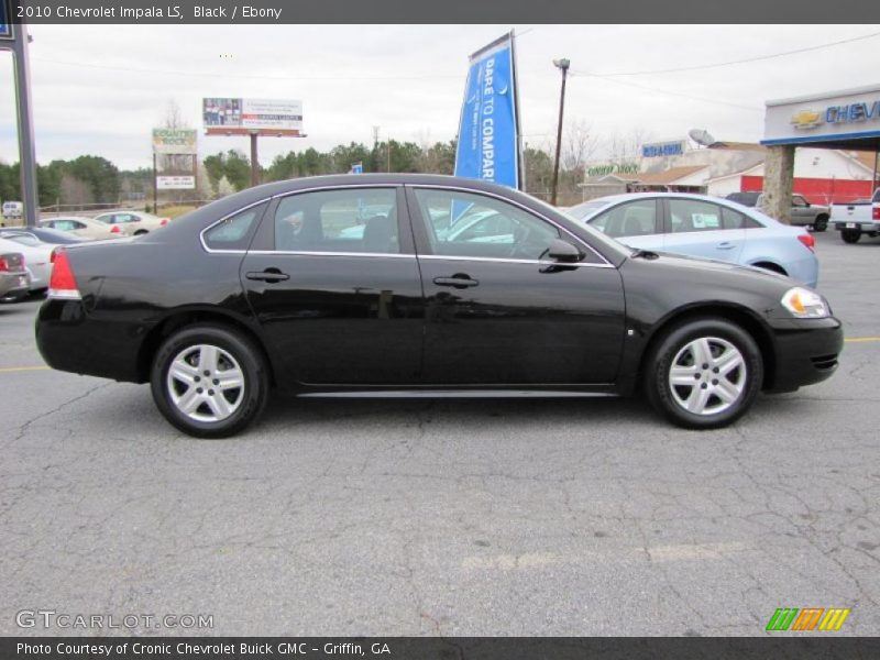 Black / Ebony 2010 Chevrolet Impala LS