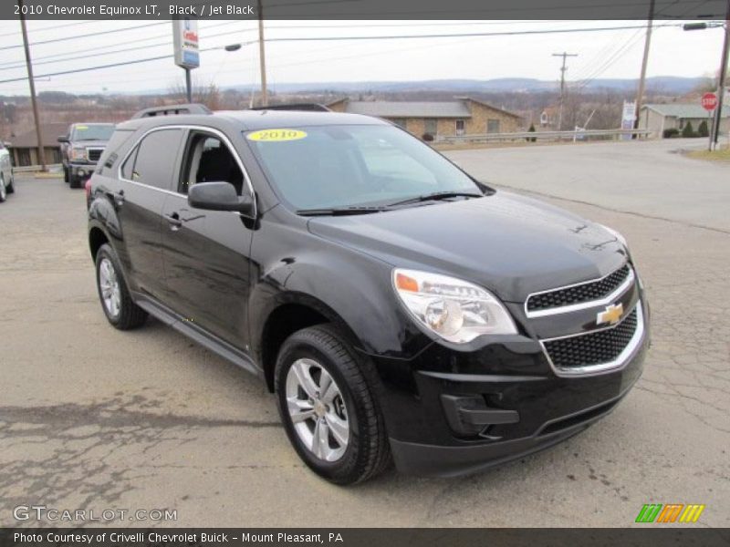 Black / Jet Black 2010 Chevrolet Equinox LT