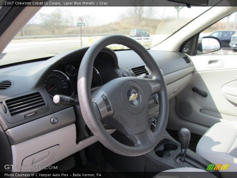 Laser Blue Metallic / Gray 2007 Chevrolet Cobalt LS Coupe