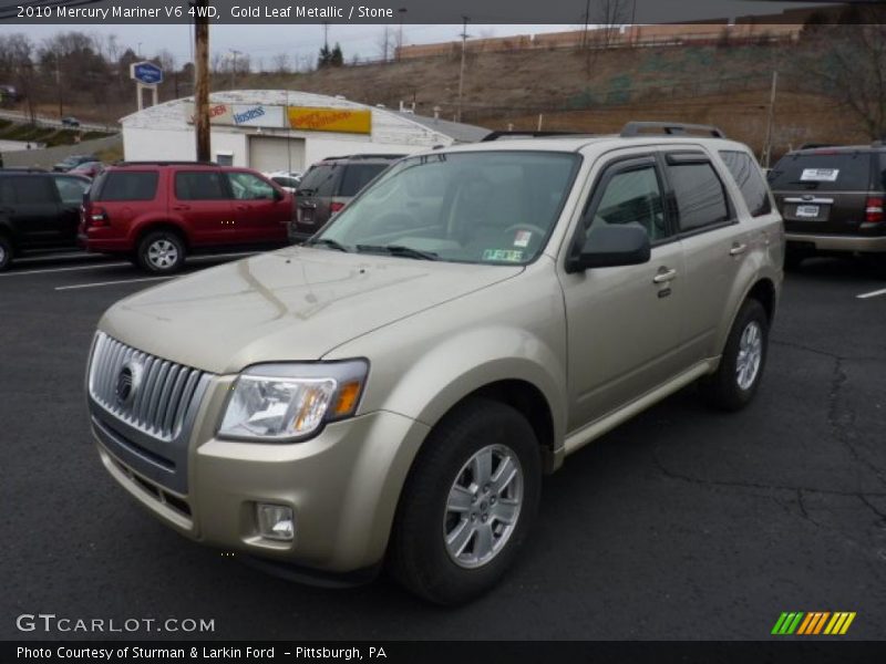 Gold Leaf Metallic / Stone 2010 Mercury Mariner V6 4WD