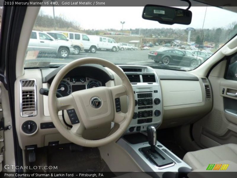 Gold Leaf Metallic / Stone 2010 Mercury Mariner V6 4WD