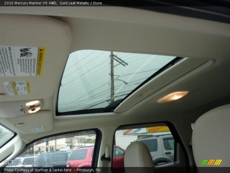 Gold Leaf Metallic / Stone 2010 Mercury Mariner V6 4WD