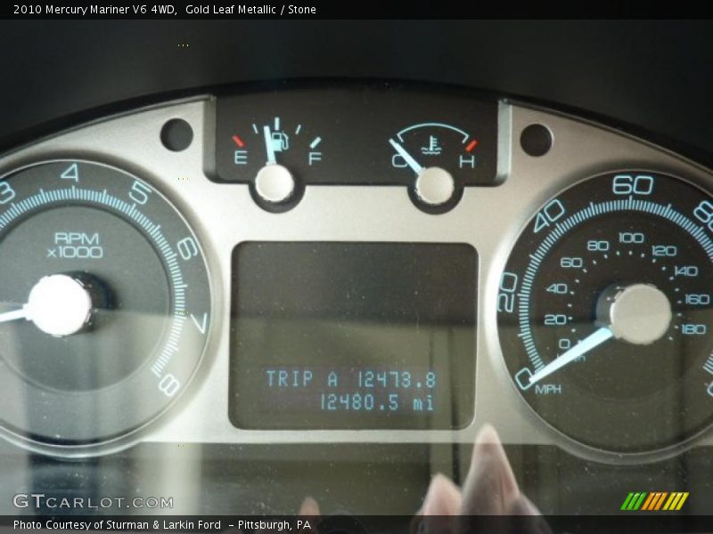 Gold Leaf Metallic / Stone 2010 Mercury Mariner V6 4WD