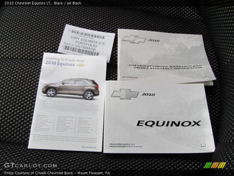 Black / Jet Black 2010 Chevrolet Equinox LT