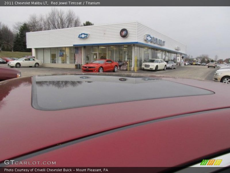 Red Jewel Tintcoat / Titanium 2011 Chevrolet Malibu LT