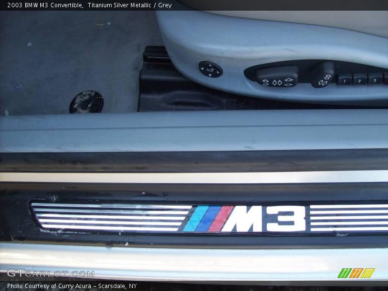 Titanium Silver Metallic / Grey 2003 BMW M3 Convertible