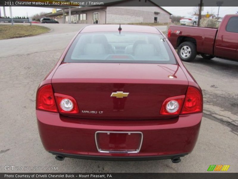 Red Jewel Tintcoat / Titanium 2011 Chevrolet Malibu LT