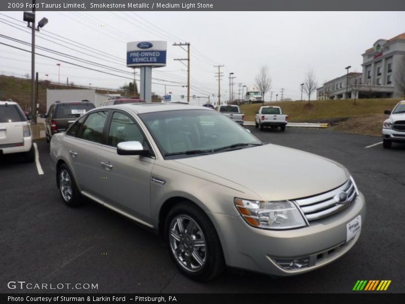 Smokestone Metallic / Medium Light Stone 2009 Ford Taurus Limited
