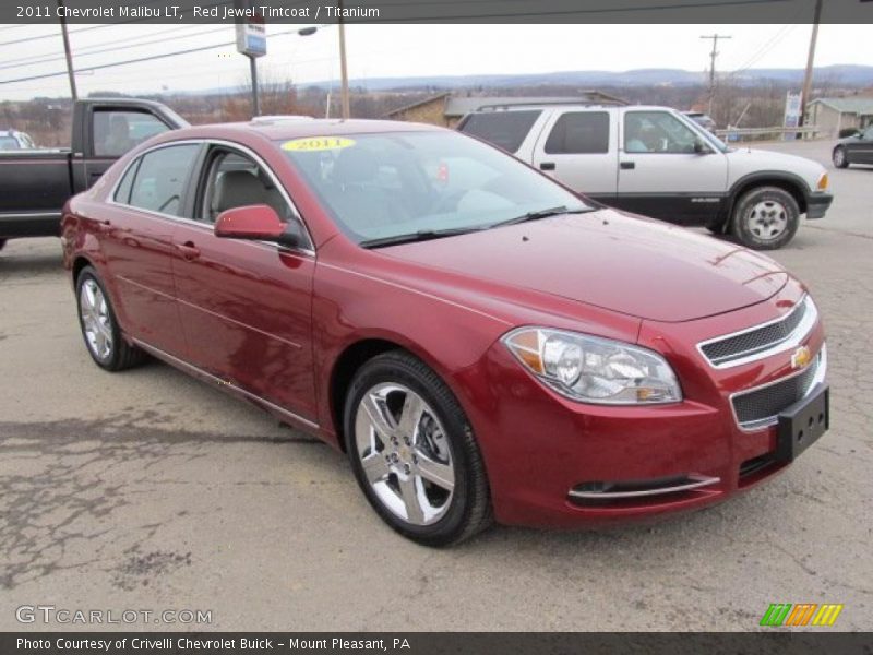 Red Jewel Tintcoat / Titanium 2011 Chevrolet Malibu LT
