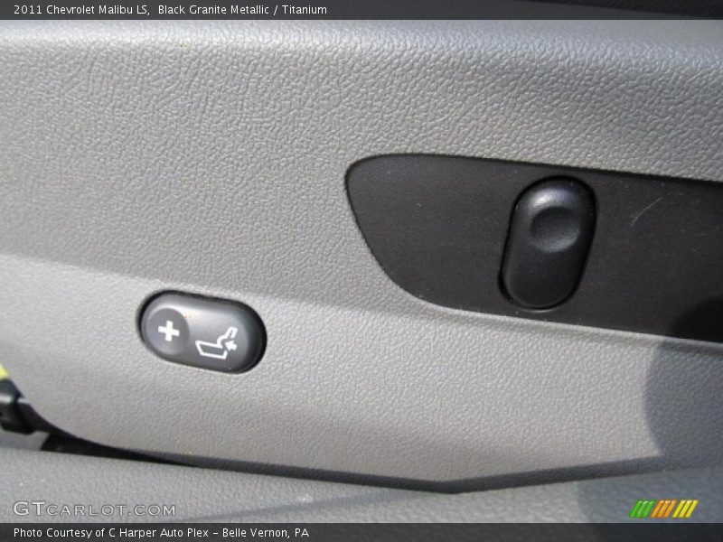 Black Granite Metallic / Titanium 2011 Chevrolet Malibu LS