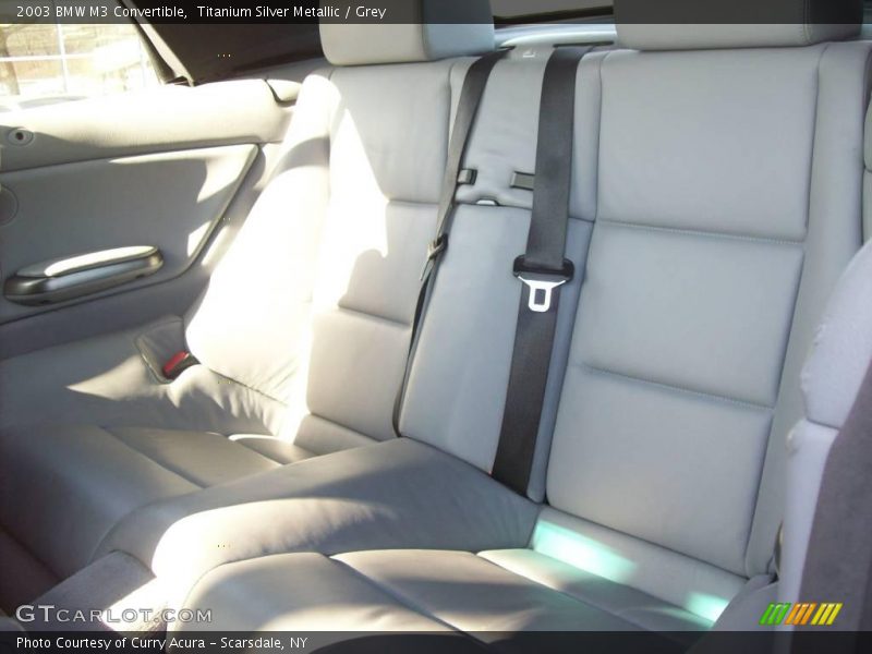 Titanium Silver Metallic / Grey 2003 BMW M3 Convertible