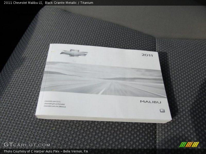 Black Granite Metallic / Titanium 2011 Chevrolet Malibu LS