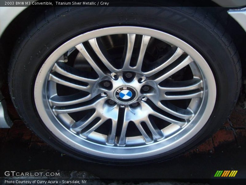 Titanium Silver Metallic / Grey 2003 BMW M3 Convertible