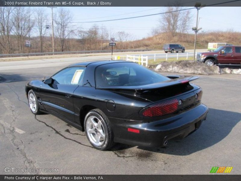 Black / Ebony 2000 Pontiac Firebird Trans Am WS-6 Coupe
