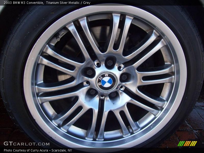 Titanium Silver Metallic / Grey 2003 BMW M3 Convertible