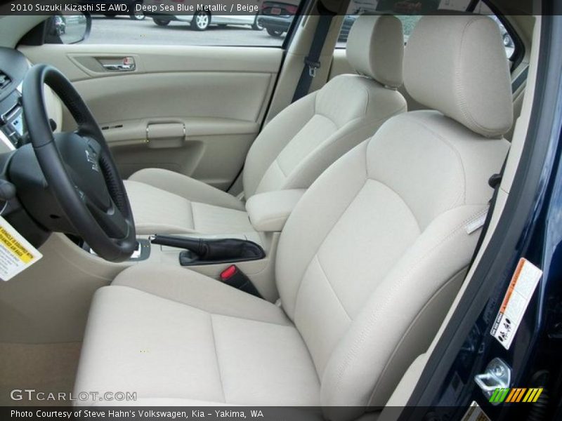  2010 Kizashi SE AWD Beige Interior