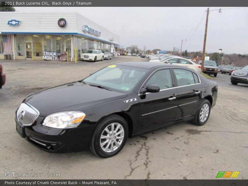 Black Onyx / Titanium 2011 Buick Lucerne CXL