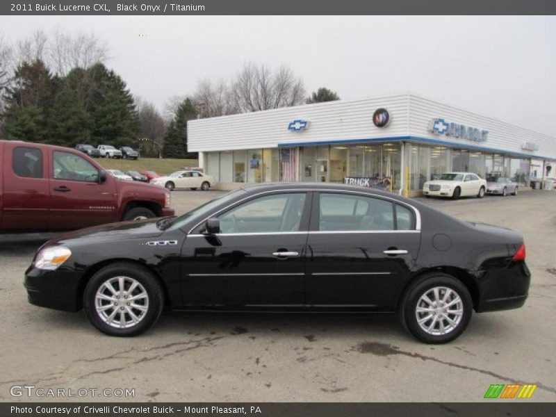 Black Onyx / Titanium 2011 Buick Lucerne CXL