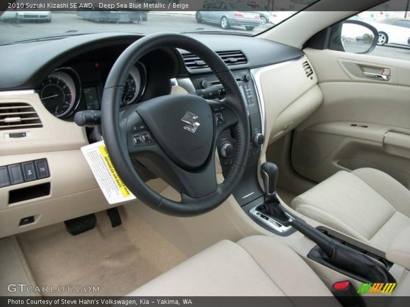 Beige Interior - 2010 Kizashi SE AWD 