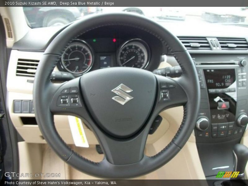  2010 Kizashi SE AWD Steering Wheel