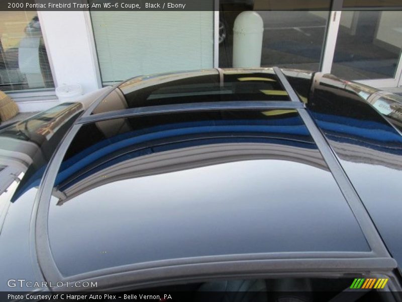 Sunroof of 2000 Firebird Trans Am WS-6 Coupe