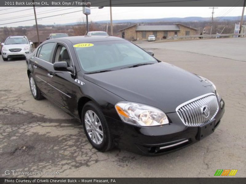 Black Onyx / Titanium 2011 Buick Lucerne CXL