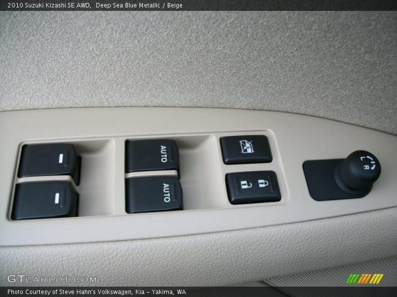 Controls of 2010 Kizashi SE AWD