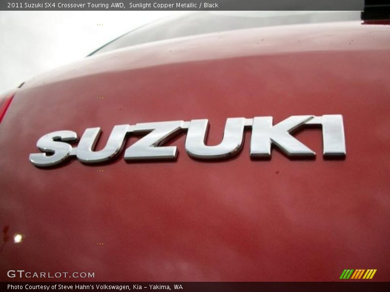 Sunlight Copper Metallic / Black 2011 Suzuki SX4 Crossover Touring AWD