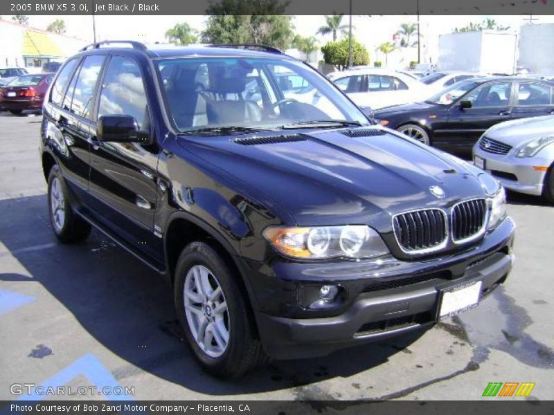 Jet Black / Black 2005 BMW X5 3.0i