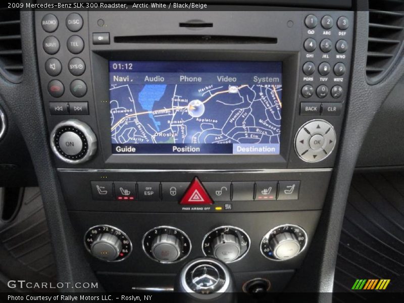 Navigation of 2009 SLK 300 Roadster