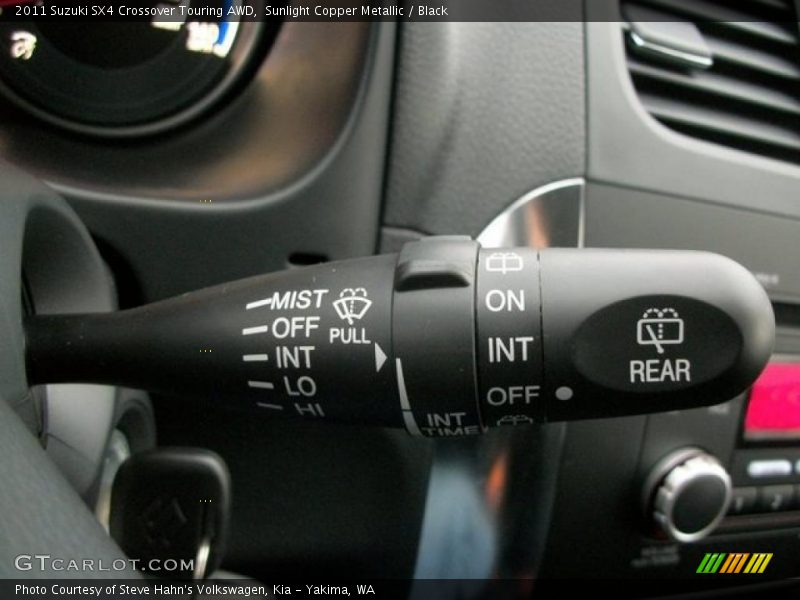 Controls of 2011 SX4 Crossover Touring AWD