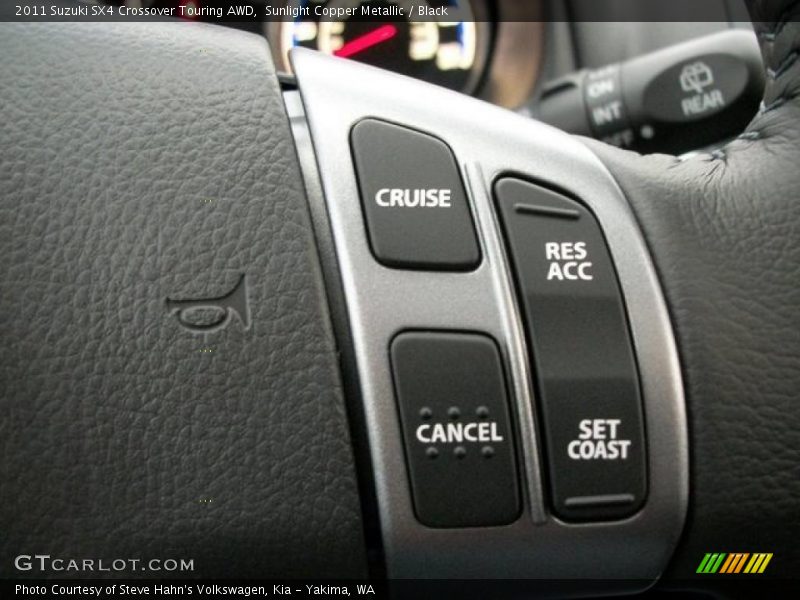 Controls of 2011 SX4 Crossover Touring AWD