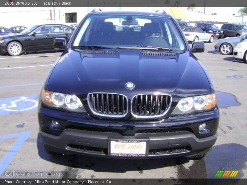 Jet Black / Black 2005 BMW X5 3.0i