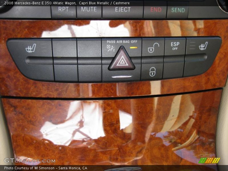 Controls of 2008 E 350 4Matic Wagon