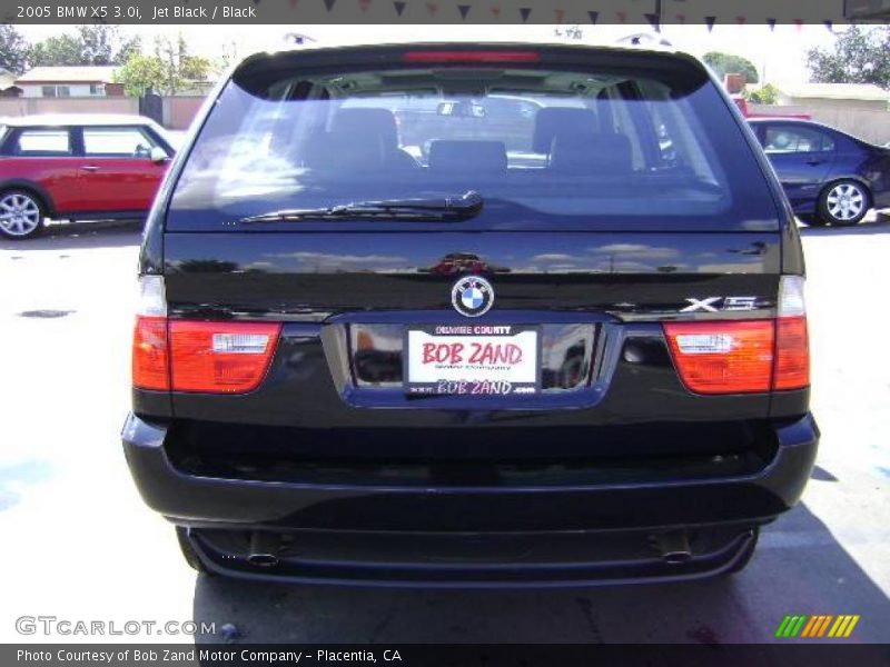 Jet Black / Black 2005 BMW X5 3.0i