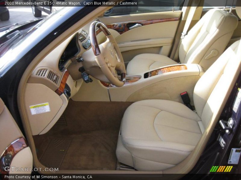  2008 E 350 4Matic Wagon Cashmere Interior